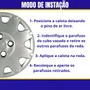 Jogo Calota Aro 13 Chevrolet Celta Prisma 2006 Até 2015
