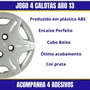 Jogo Calota Aro 13 Corsa Corsa Hatch, Sedan 1994 Até 2002 