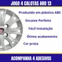 Jogo Calota Aro 13 Fiat Palio Fire 2014