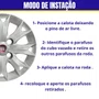 Jogo Calota Aro 13 Fiat Palio Fire 2014