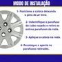 Jogo Calota Aro 13 Fiat Uno Way Economy 1987 Até 2009