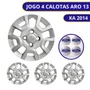Jogo Calota Aro 13 Ford KA 2007 até 2013 