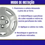 Jogo Calota Aro 13 Gol G4 2011 2012 Cubo Alto Parafusada