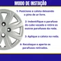 Jogo Calota Aro 13 Gol Saveiro Voyage G5 2010 Até 2013