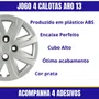 Jogo Calota Aro 13 Gol Saveiro Voyage G5 2010 Até 2013