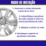 Jogo Calota Aro 13 Palio Uno Way 2013 Até 2015 