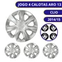 Jogo Calota Aro 13 Renault Clio 2012 Até 2016 Pressão 