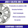 Jogo Calota Aro 13 Renault Clio 2012 Até 2016 Pressão 