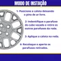 Jogo Calota Aro 13 Uno Palio 2014 até 2019 Attractive 