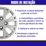 Jogo Calota Aro 13 Volkswagen Gol G4 Ecomotion 2005 Até 2014