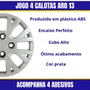 Jogo Calota Aro 13 Volkswagen Gol G4 Ecomotion 2005 Até 2014