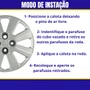 Jogo Calota Aro 14 Agile 2010 Até 2013 Cubo Baixo