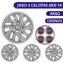 Jogo Calota Aro 14 Argo 2017 Até 2020 