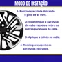 Jogo Calota Aro 14 Argo 2017 Até 2020 Prata e Preto 