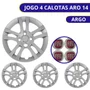 Jogo Calota Aro 14 Argo Após 2021