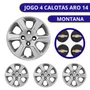 Jogo Calota Aro 14 Chevrolet Montana 2011 Até 2020
