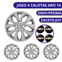 Jogo Calota Aro 14 Chevrolet Onix Prisma 2017 Até 2020 