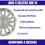 Jogo Calota aro 14 Citroen C3 2007 Até 2013