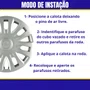 Jogo Calota aro 14 Citroen C3 2007 Até 2013