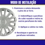 Jogo Calota aro 14 Citroen C3 2007 Até 2013