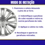 Jogo Calota aro 14 citroen C3/C4 2014 Até 2015 