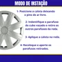 Jogo Calota aro 14 Clio Sandero Logan 2007/08 Cubo Padrão