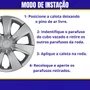 Jogo Calota Aro 14  Etios 2012 Até 2020 