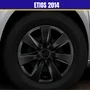 Jogo Calota Aro 14 Etios 2014 Preto 