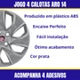 Jogo Calota Aro 14 Fiat Grand Siena 2014 Até 2015