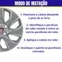 Jogo Calota Aro 14 Fiat Grand Siena 2014 Até 2015