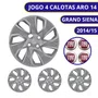Jogo Calota Aro 14 Fiat Grand Siena 2014 Até 2015