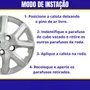  Jogo Calota Aro 14 Fiat Grand Siena EL 2014 