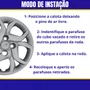 Jogo Calota Aro 14 Fiat Mobi 2017 Até 2018