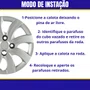 Jogo Calota Aro 14 Fiat Palio Attractive 2012 Até 2013