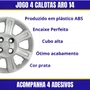 Jogo Calota Aro 14 Fiat Strada Trekkinig 2014