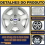 Jogo Calota Aro 14 Ford Fiesta 2008 Até 2010 