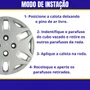 Jogo Calota Aro 14 Ford Ka 2011 a 2012