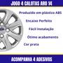 Jogo Calota Aro 14 Ford KA 2015 Até 2018  