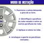 Jogo Calota Aro 14 Ford KA Fiesta 2007 Até 2013 