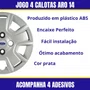 Jogo Calota Aro 14 Ford KA Fiesta 2007 Até 2013 