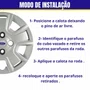 Jogo Calota Aro 14 Ford KA Fiesta 2007 Até 2013 