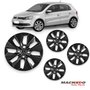 Jogo Calota Aro 14 Gol G6 2013 a 2016 Preto Cubo Baixo