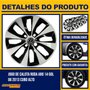 Jogo Calota Aro 14 Gol Saveiro Voyage G6 2013 até 2016