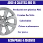 Jogo Calota Aro 14 Gol G7 G8 2019 Até 2021 Cubo Baixo 