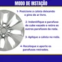 Jogo Calota Aro 14 Gol Saveiro Voyage G5 G6 2013 Até 2016