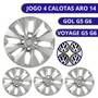 Jogo Calota Aro 14 Gol Saveiro Voyage G5 G6 2013 Até 2016