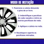 Jogo Calota Aro 14 Gol Saveiro Voyage G6 2013 até 2016