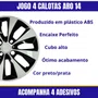 Jogo Calota Aro 14 Gol Saveiro Voyage G6 2013 até 2016