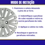Jogo Calota Aro 14 Gol Voyage Saveiro G5 2009 Até 2012 