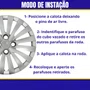 Jogo Calota Aro 14 Gol Voyage Saveiro G5 G6 2014